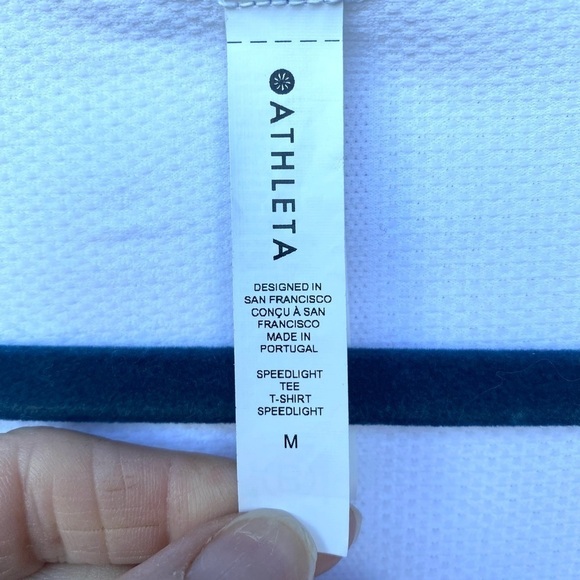 Athleta Speedlight Tee Size M - Picture 5 of 6